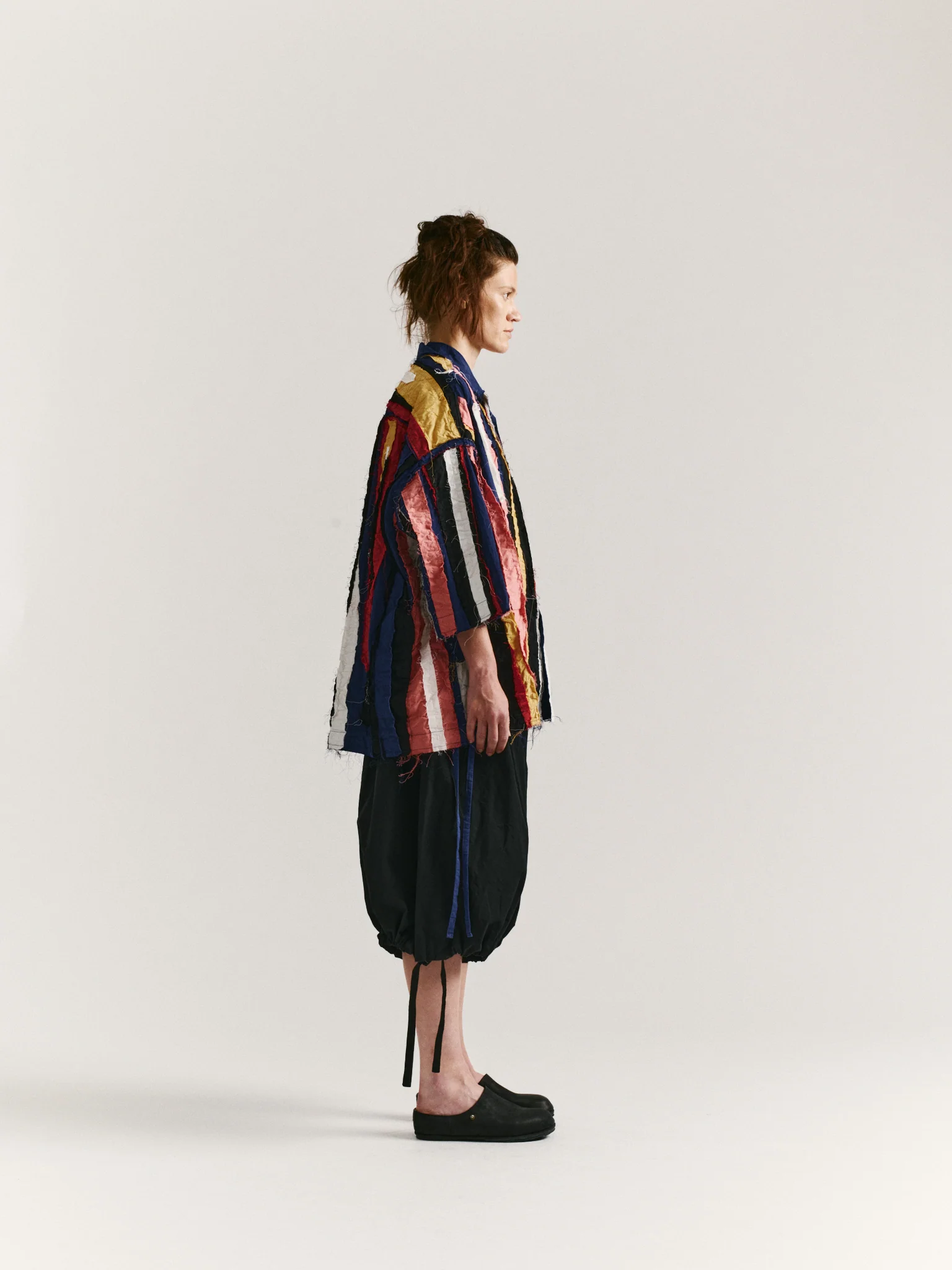 APRIL SHIRT-STRIPE PATCHWORK - PATCHWORK - AS IS - Image 4