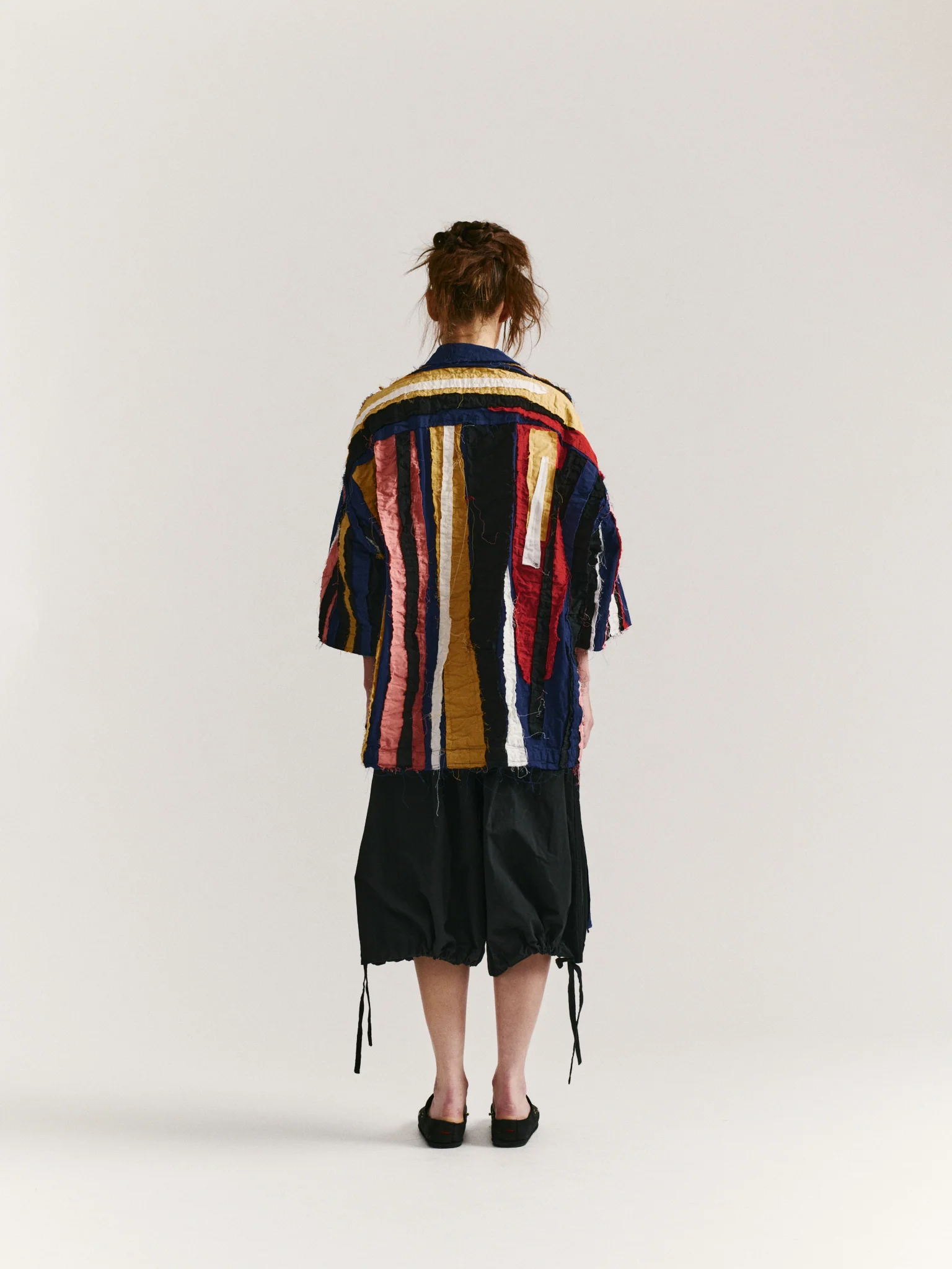 APRIL SHIRT-STRIPE PATCHWORK - PATCHWORK - AS IS - Image 5