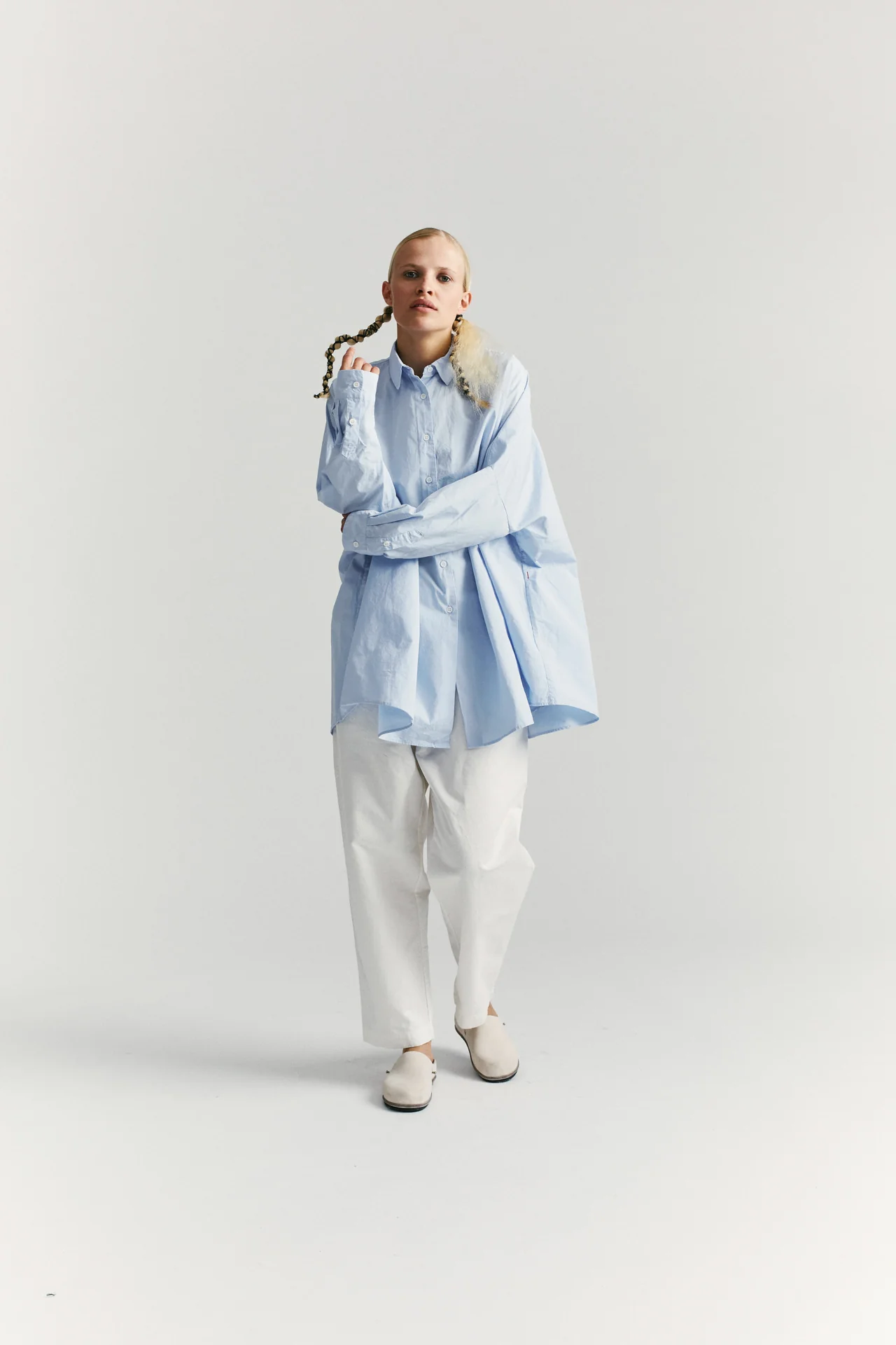 ATOMLESS LESS SHIRT - COT - SKY - Image 3