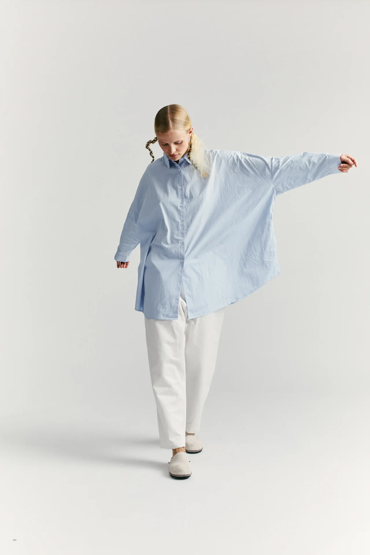 ATOMLESS LESS SHIRT - COT - SKY - Image 4