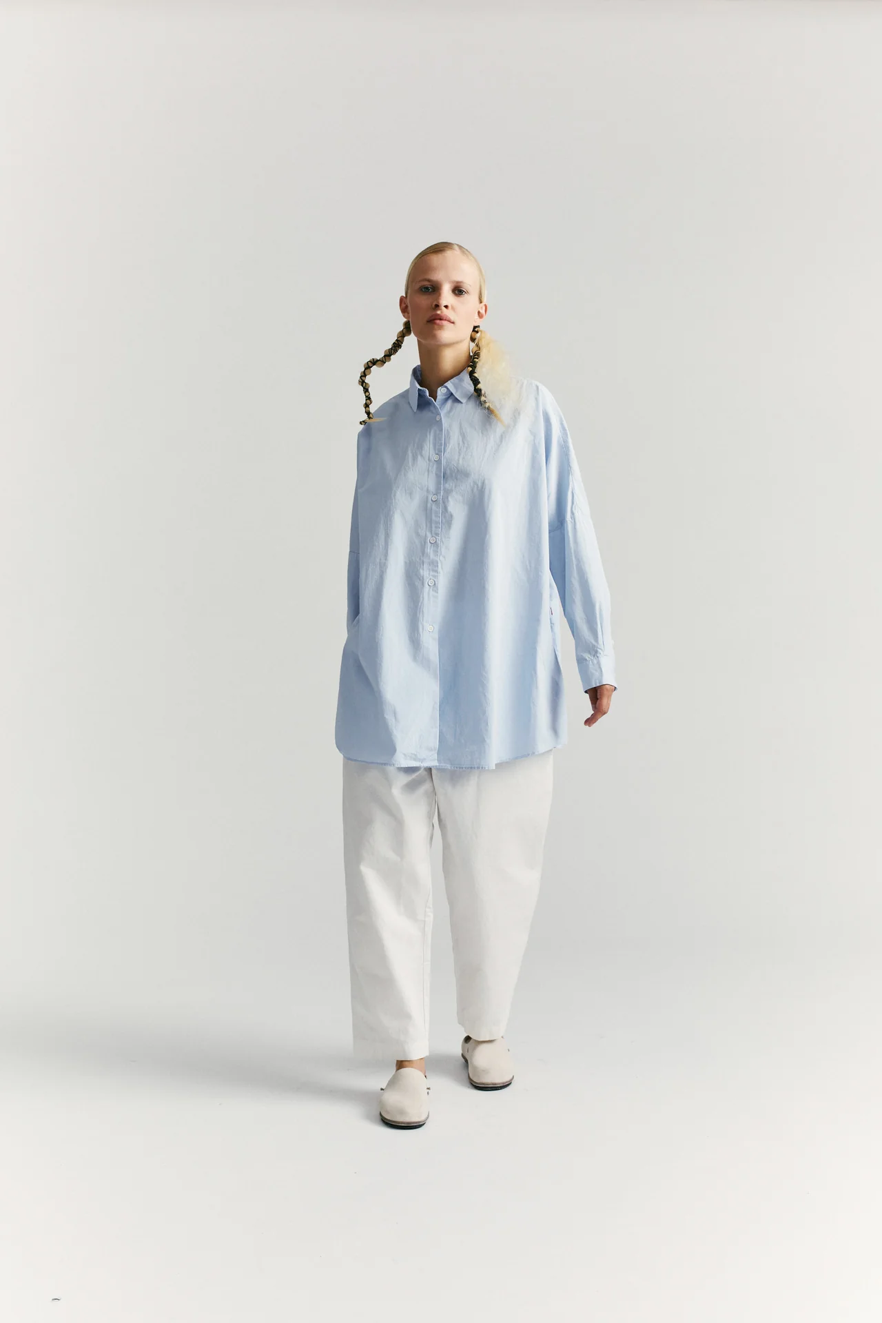 ATOMLESS LESS SHIRT - COT - SKY - Image 5