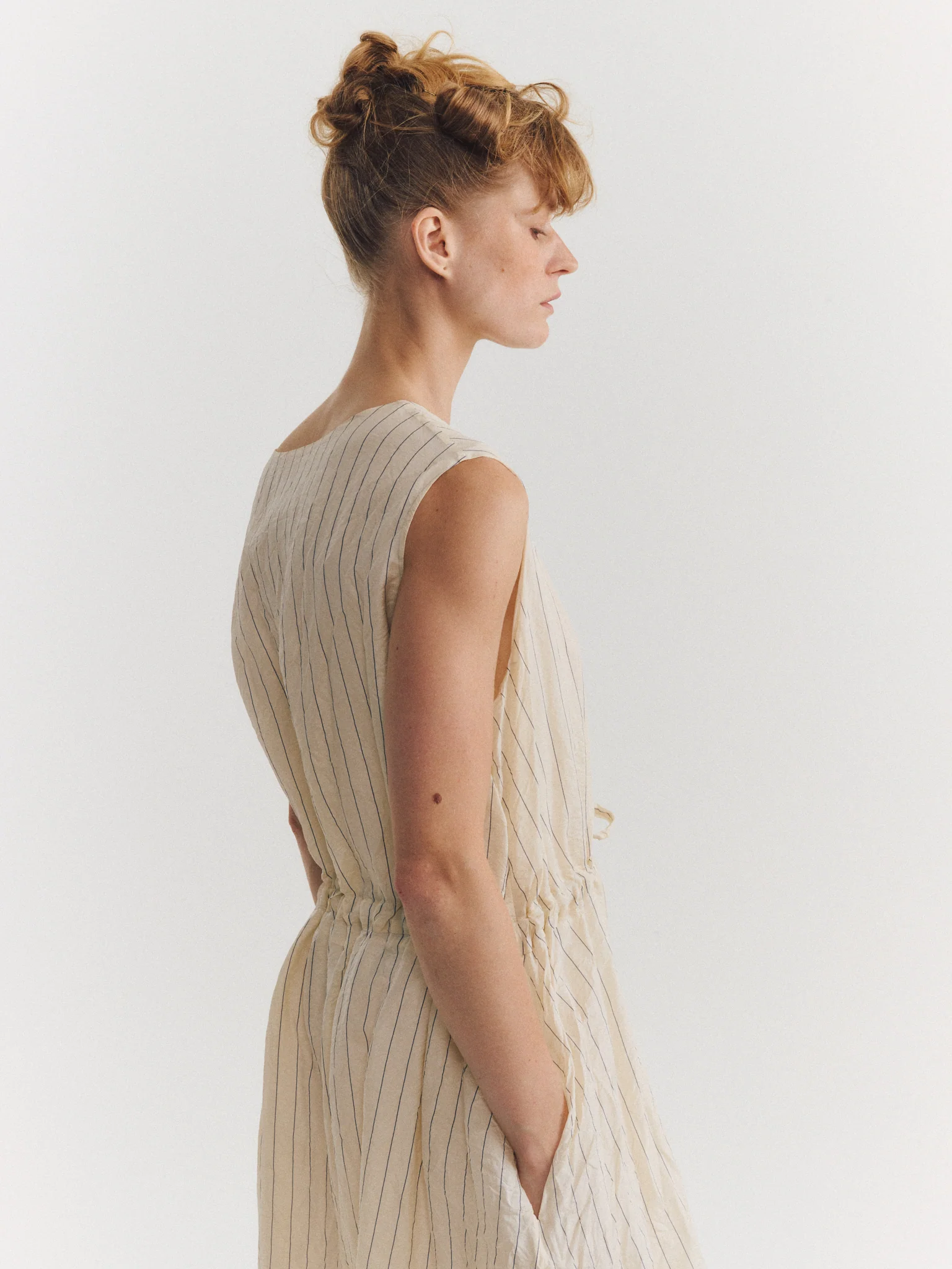 BB DRESS - L TAFFETA SILK - STRIPE 1 - Image 5