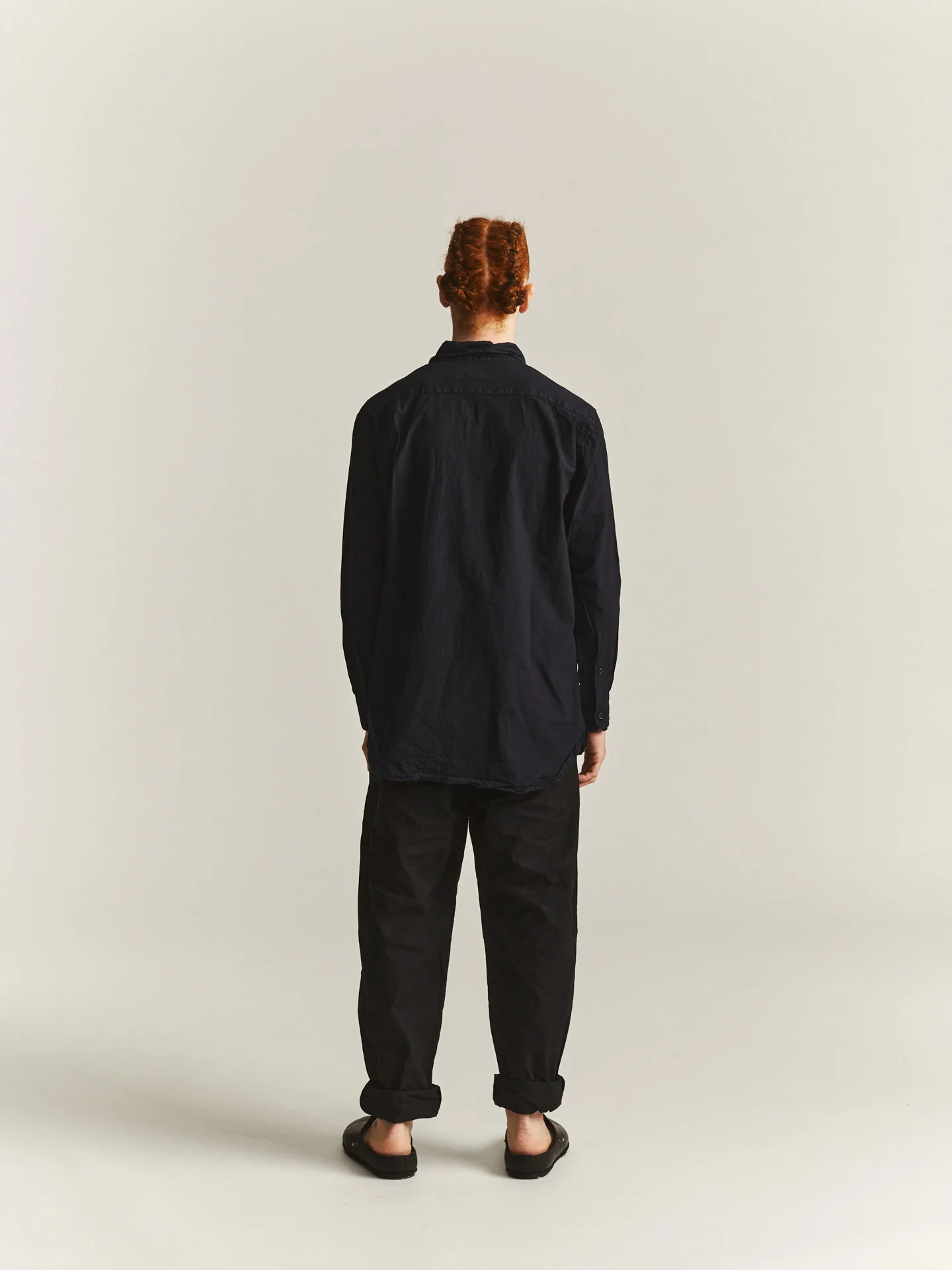 BIG RACCOURCIE SHIRT - H COT - DARK NAVY - Image 4