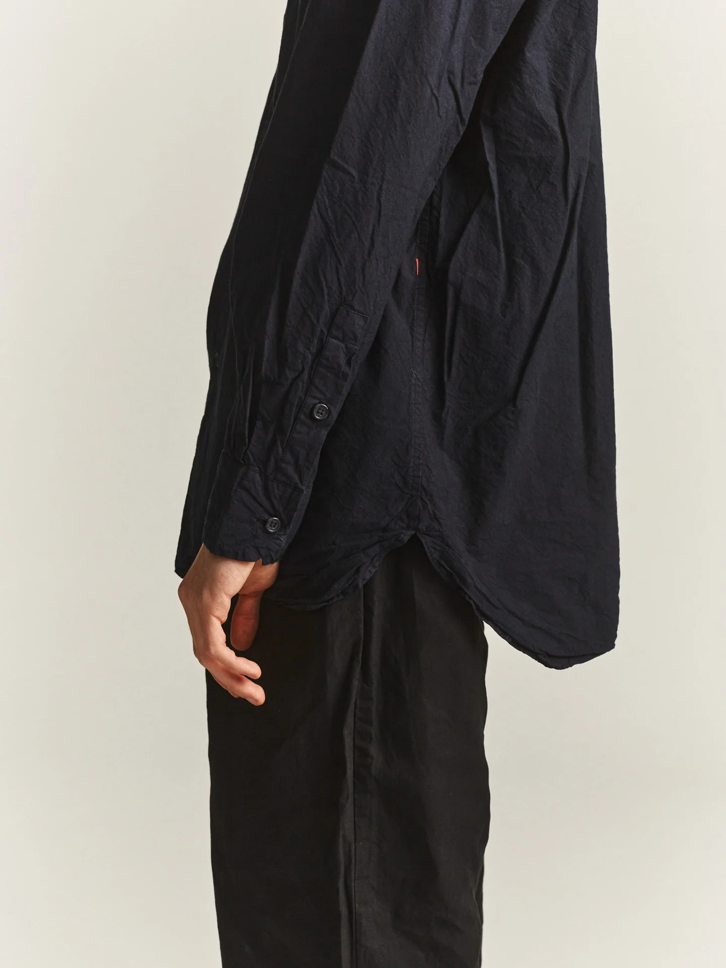 BIG RACCOURCIE SHIRT - H COT - DARK NAVY - Image 6