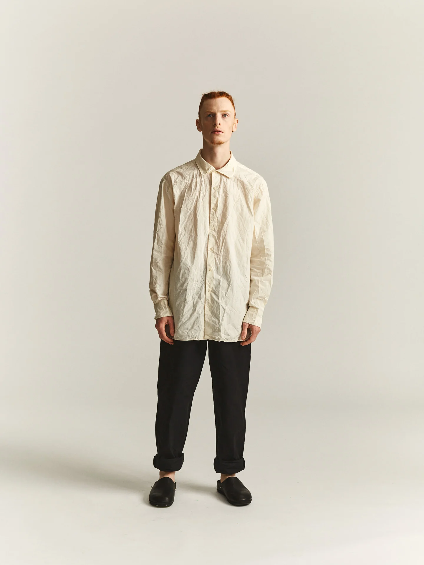 BIG RACCOURCIE SHIRT - H COT - NATURAL - Image 3