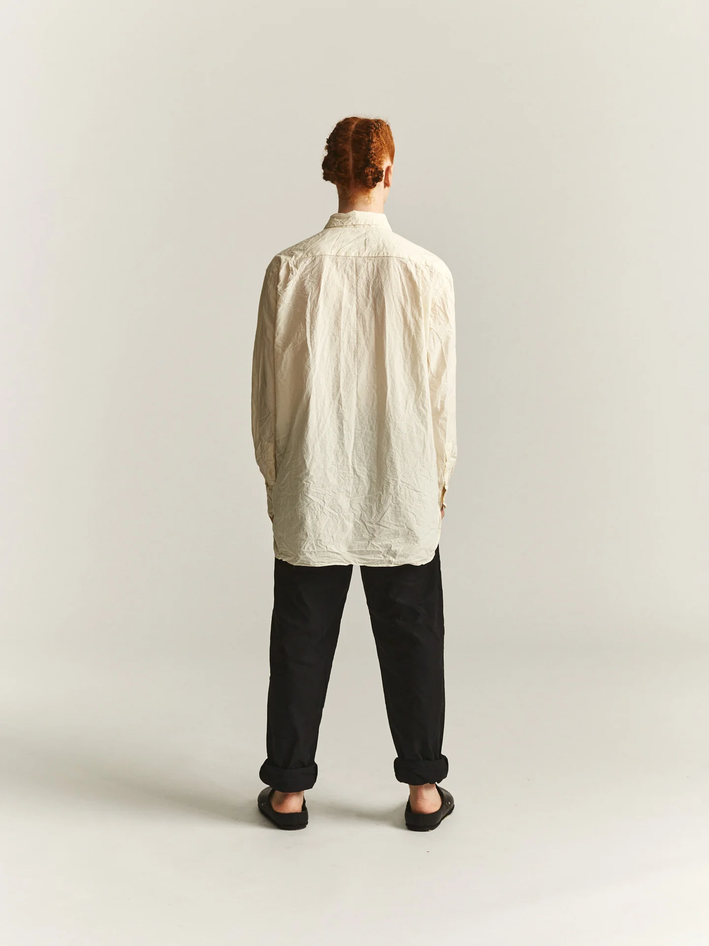 BIG RACCOURCIE SHIRT - H COT - NATURAL - Image 4