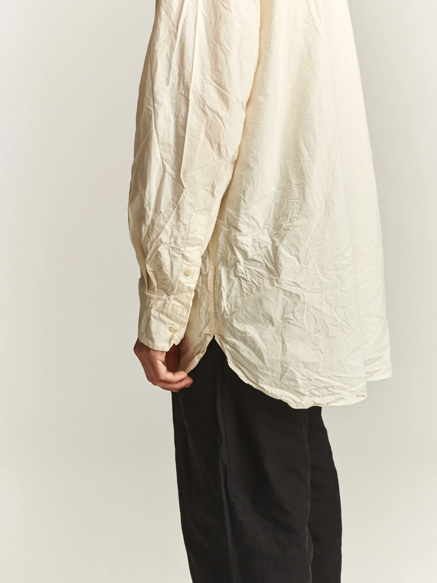 BIG RACCOURCIE SHIRT - H COT - NATURAL - Image 5