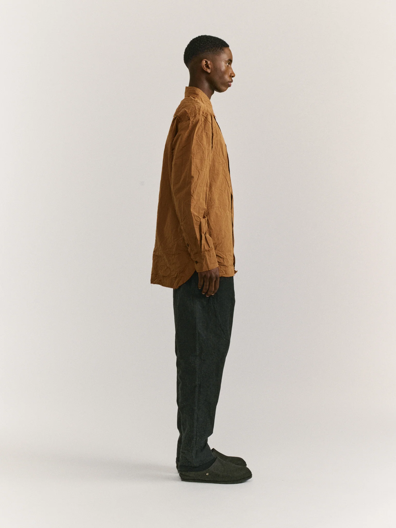 BIG RACCOURCIE RW SHIRT - PAPER COT - ALMOND - Image 4