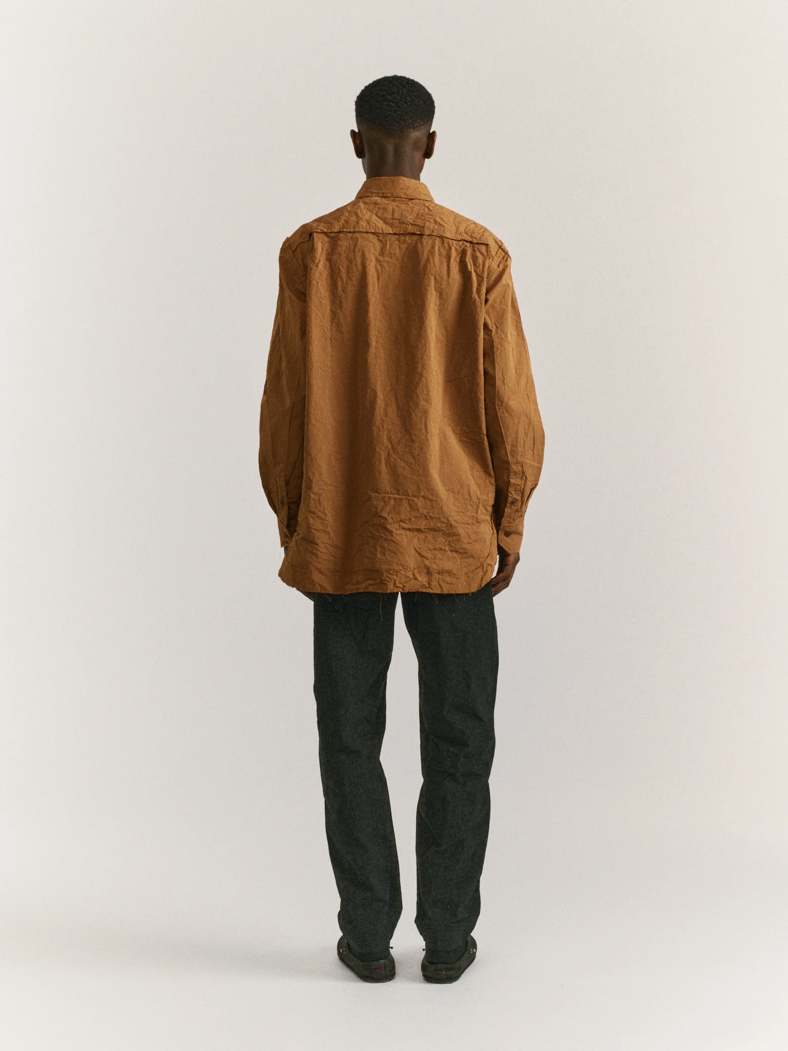 BIG RACCOURCIE RW SHIRT - PAPER COT - ALMOND - Image 5