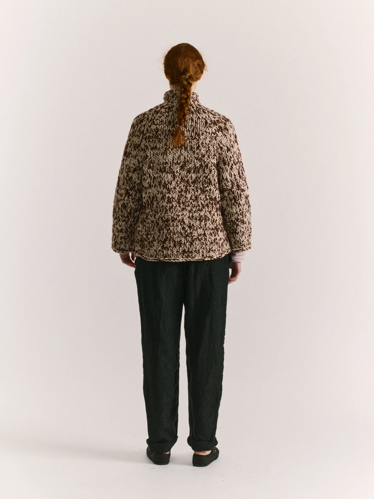 CARDIGAN - WOALP - BROWN - Image 4