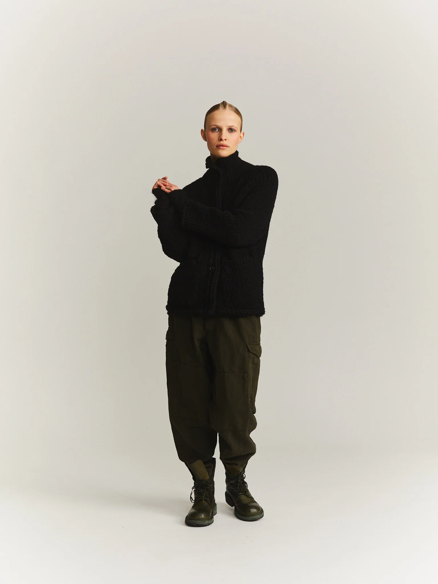 CARDIGAN - SO WOOL - BLACK - Image 5