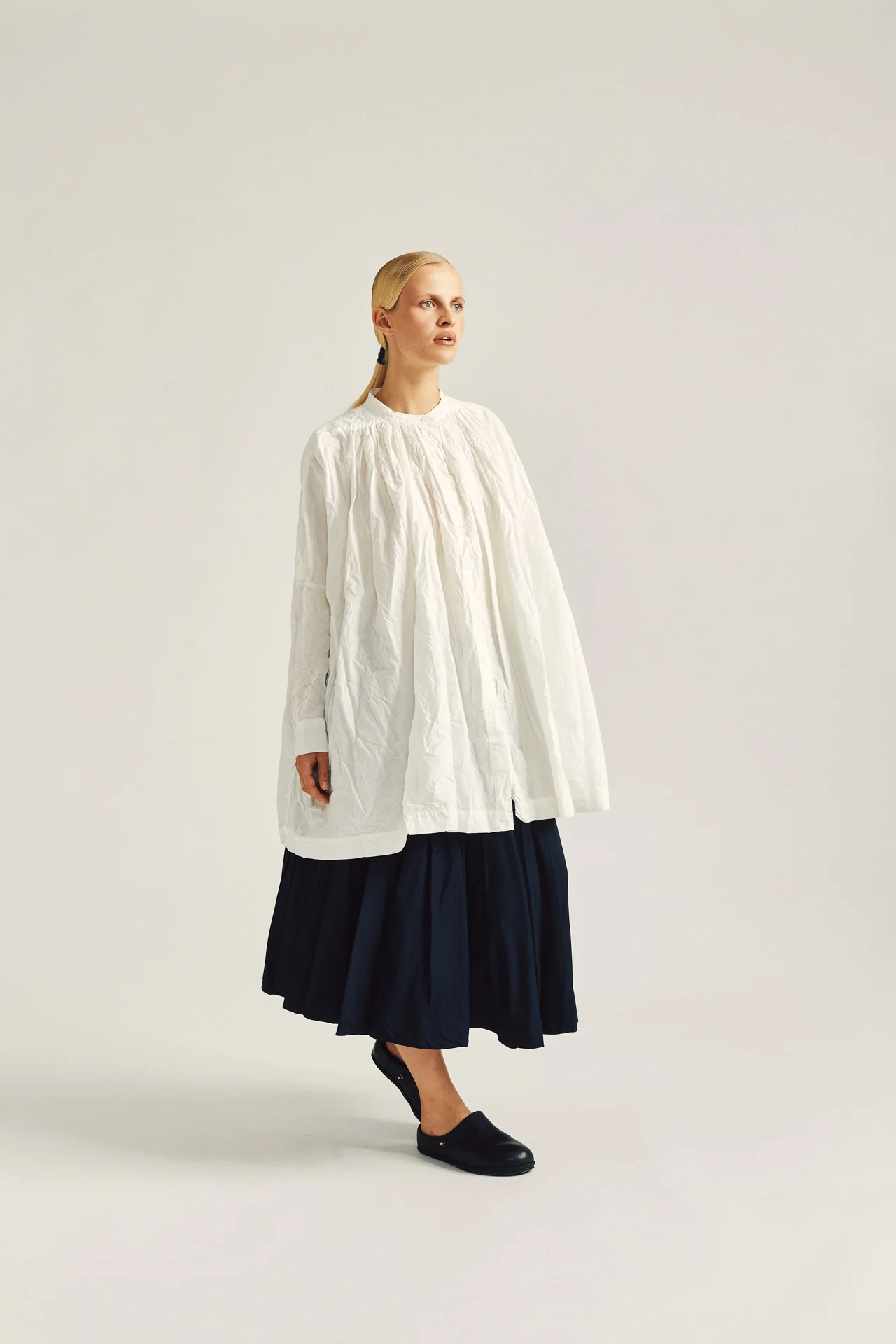 CHRYSANTHEME SHIRT - PAPER - WHITE - Image 3