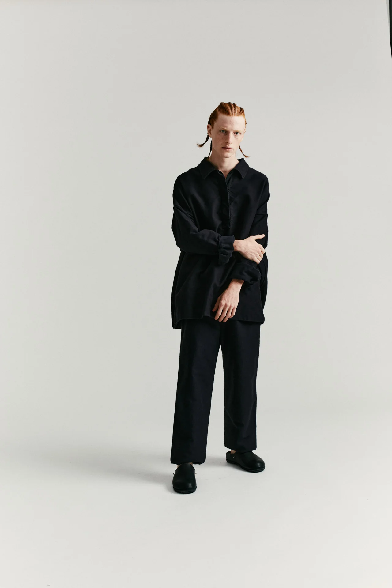 HAMNET PANT - MOLESKIN - DARK NAVY - Image 3