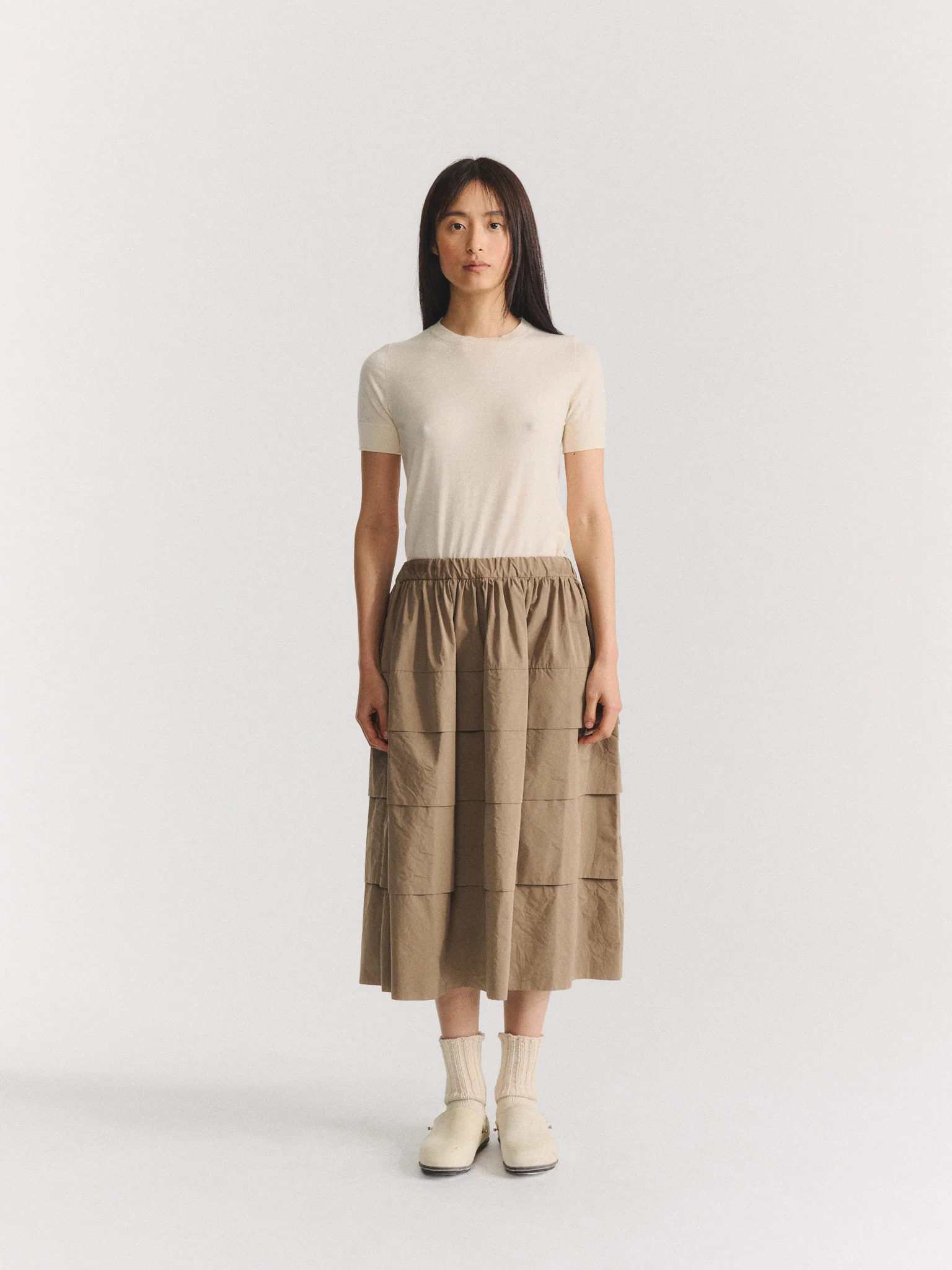 HORIZON SKIRT - TAFFCOT - JUTE - Image 3
