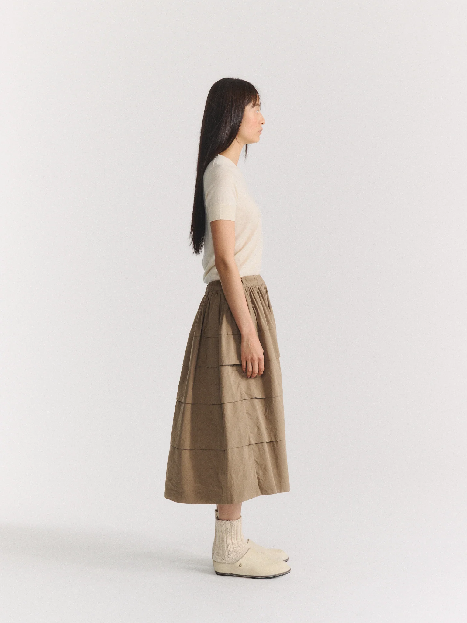 HORIZON SKIRT - TAFFCOT - JUTE - Image 4