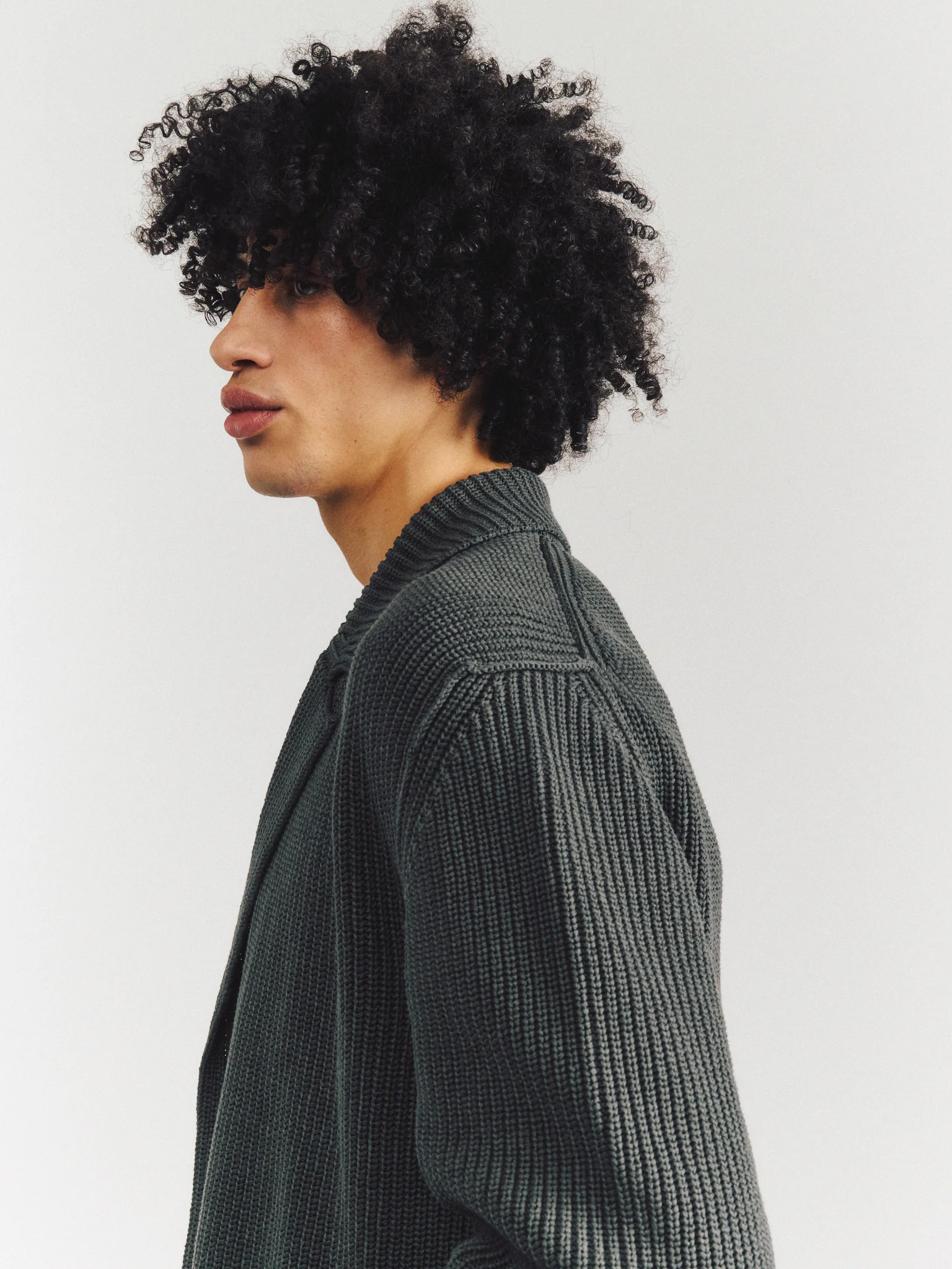 PANNOCCHIA JACKET - CREPE COT - STORM - Image 5