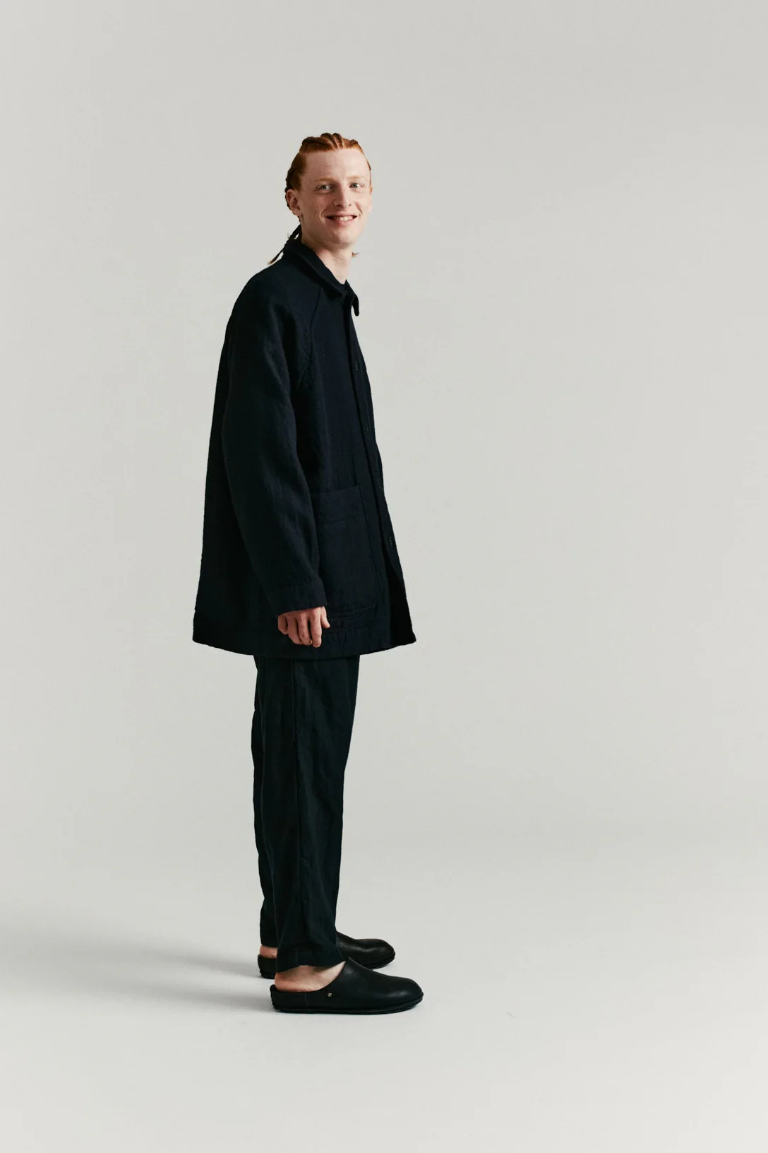 JOG AH PANT - FELTED - DARK NAVY - Image 3