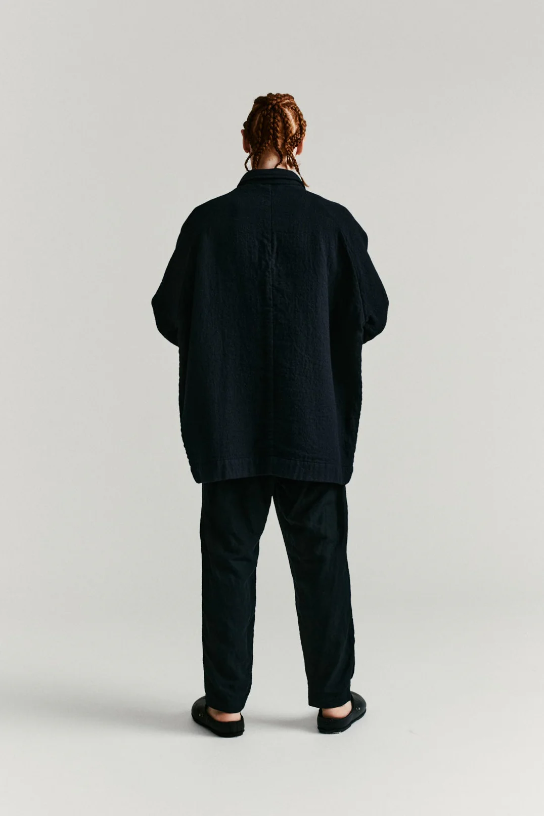 JOG AH PANT - FELTED - DARK NAVY - Image 4