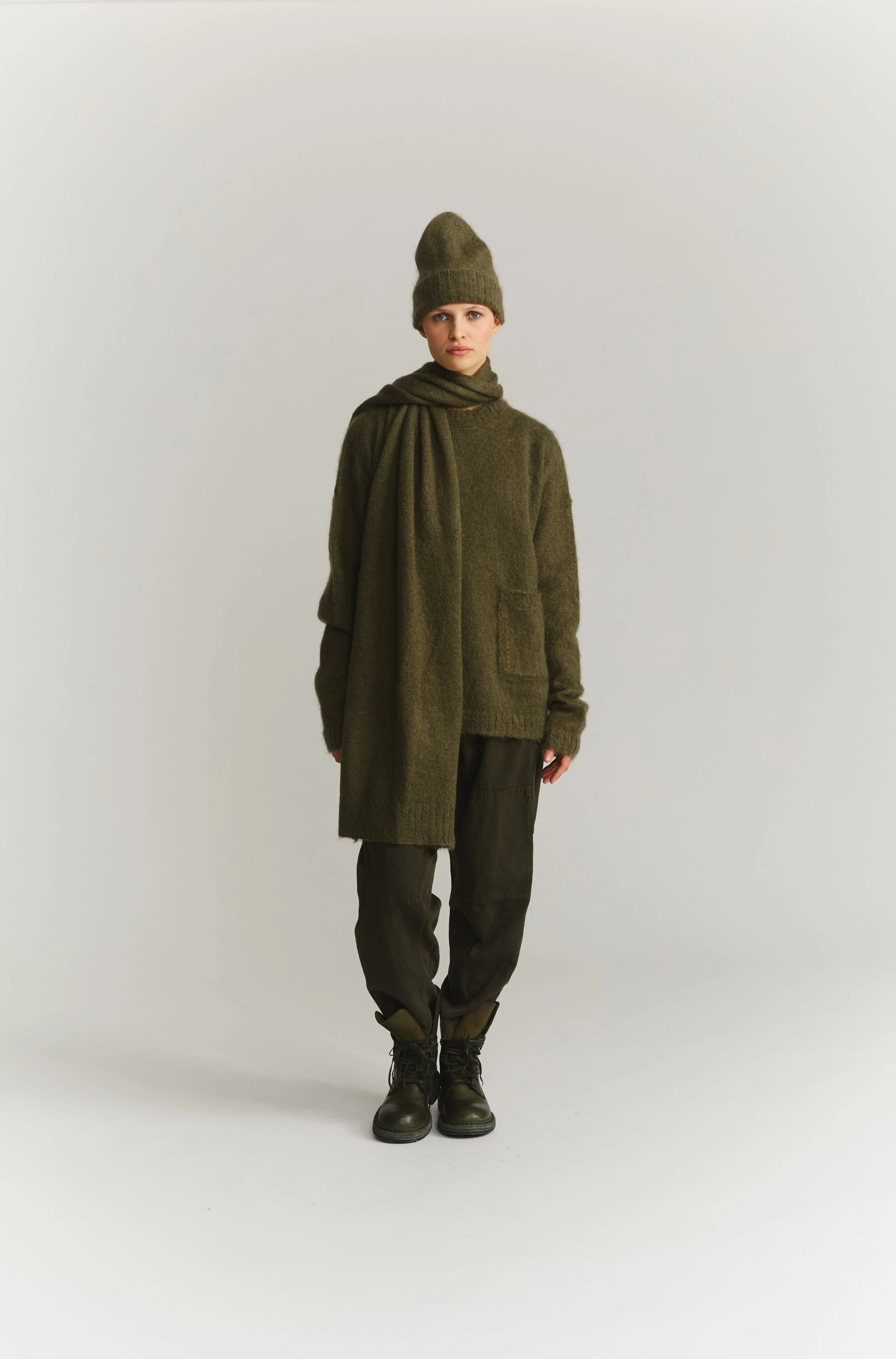 JUMPER - MOHAIR - KHAKI - Image 3