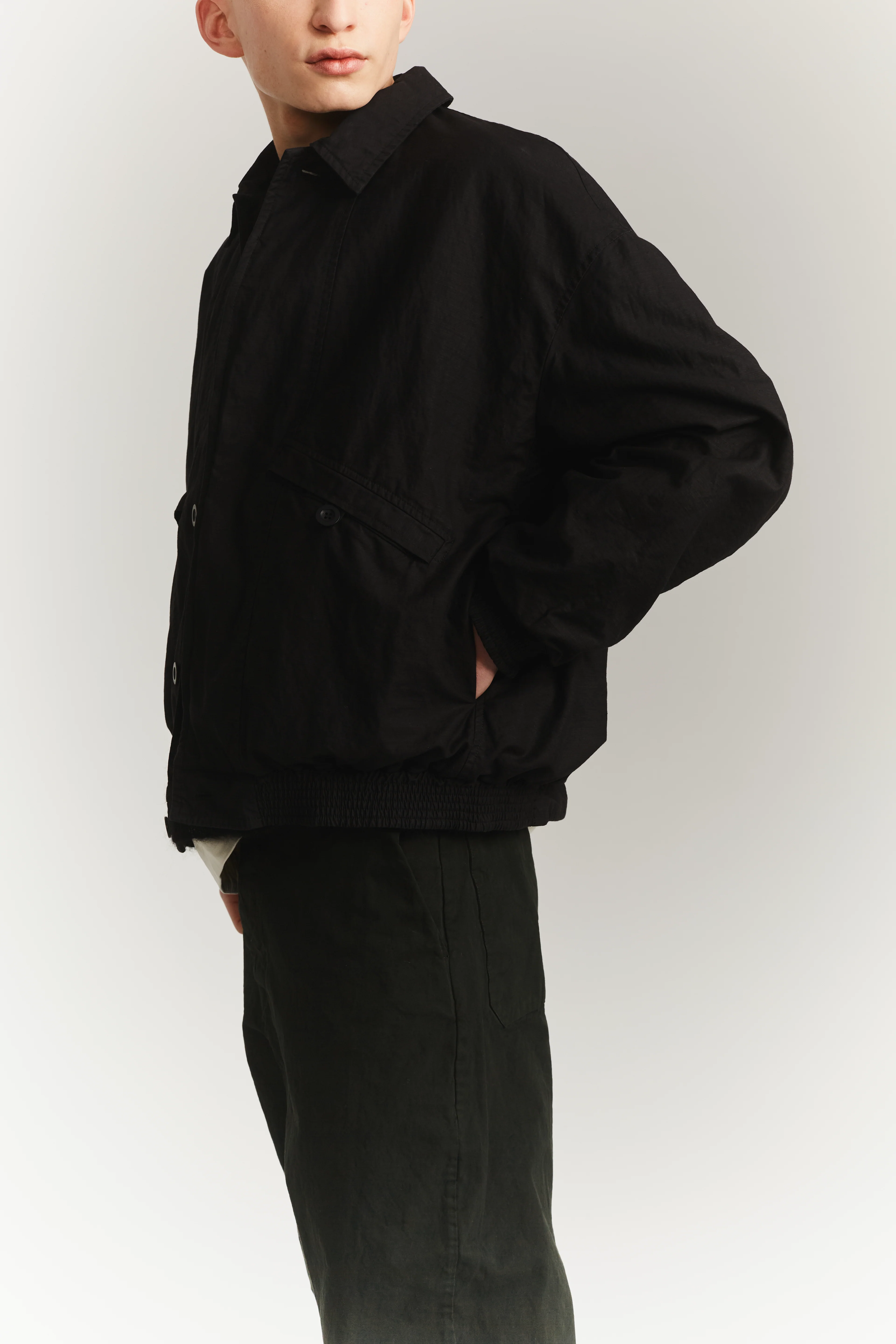 MAMO BLOUSON - SAT - BLACK - Image 4