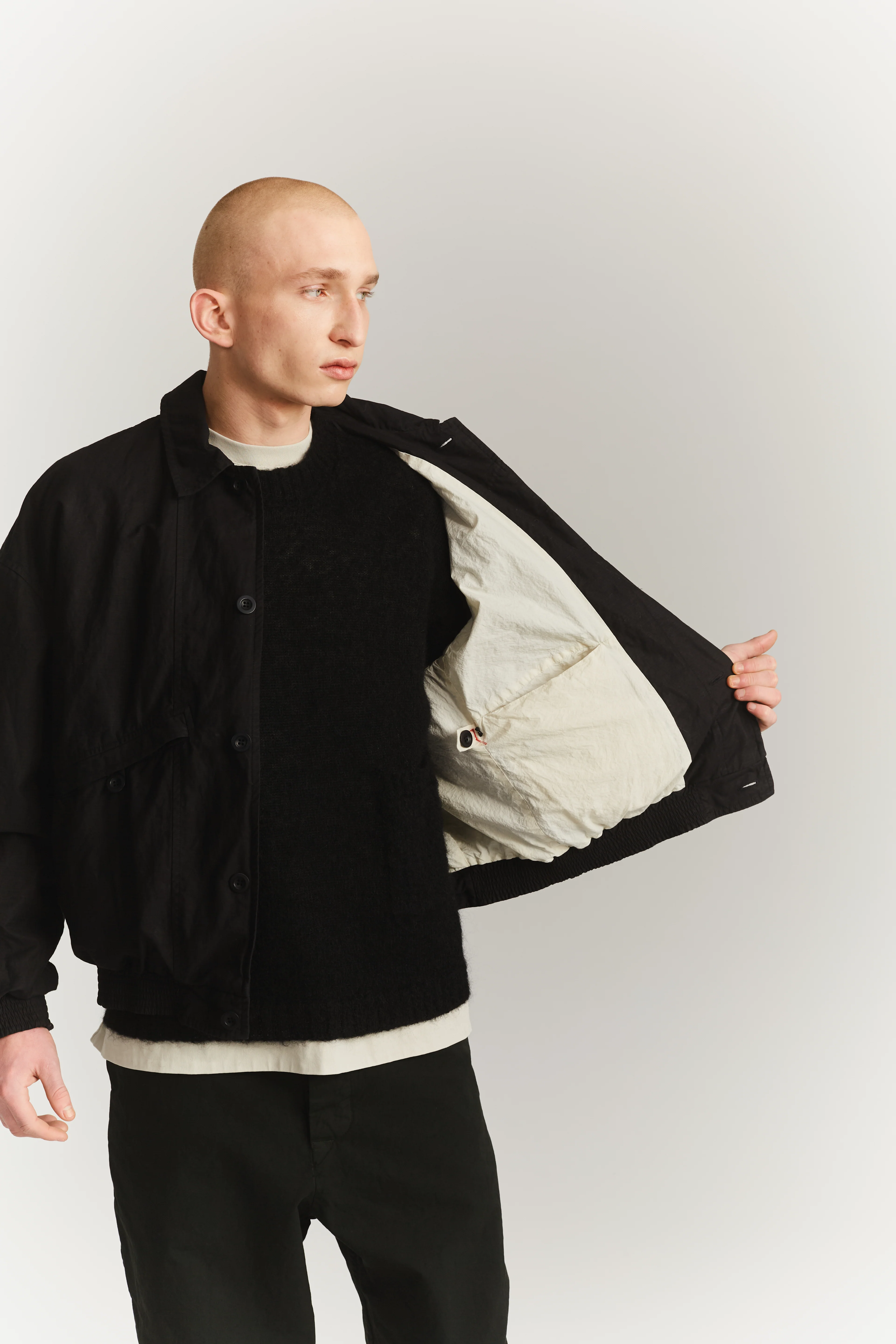 MAMO BLOUSON - SAT - BLACK - Image 6