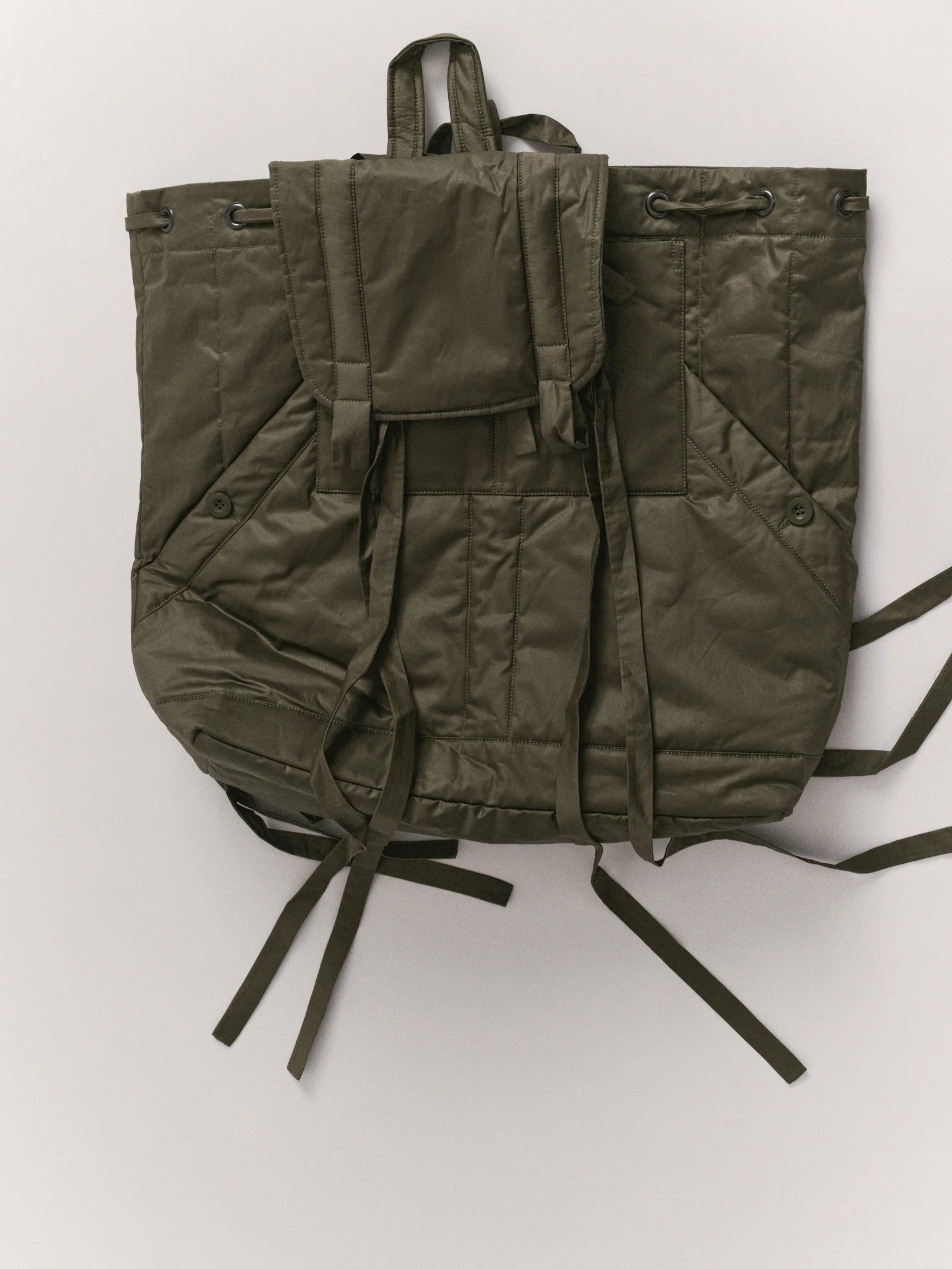 MILI BACK PACK - LACQUED - OLIVE - Image 7