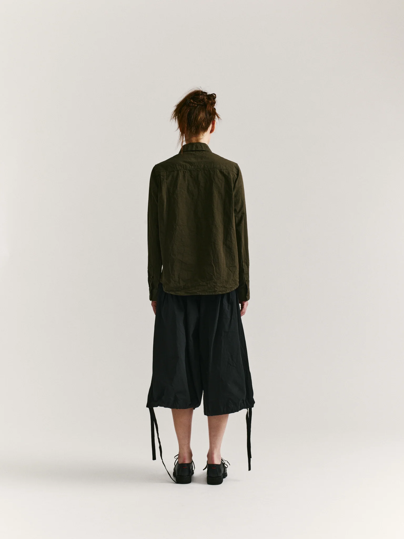 CHLOE SHIRT - PAPER COT - KHAKI - Image 4