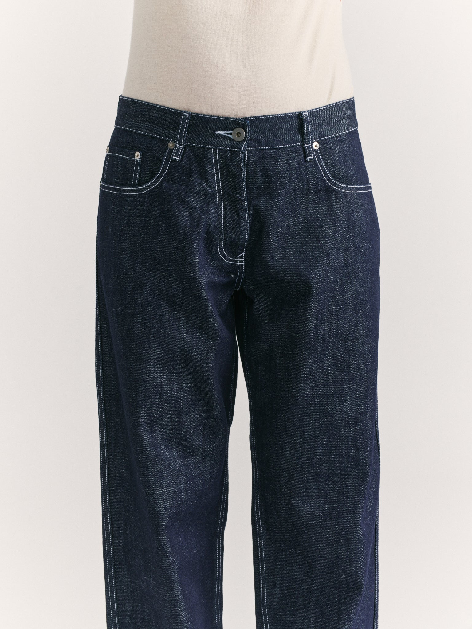 PAULO DENIM PANT - DENIM - INDIGO - Image 4