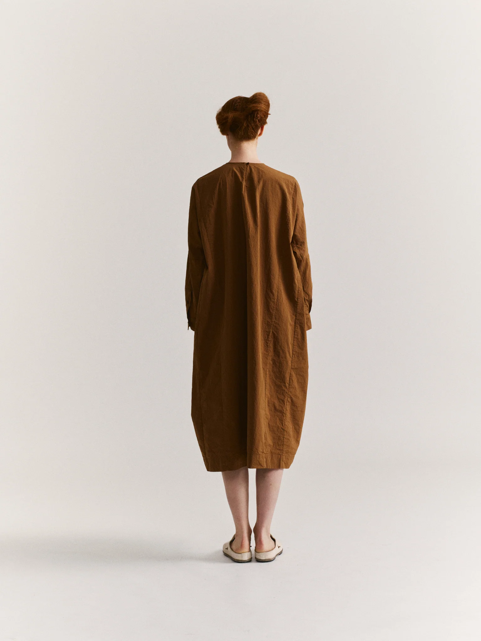 PYJ DRESS - TAFFETA - GINGER - Image 3