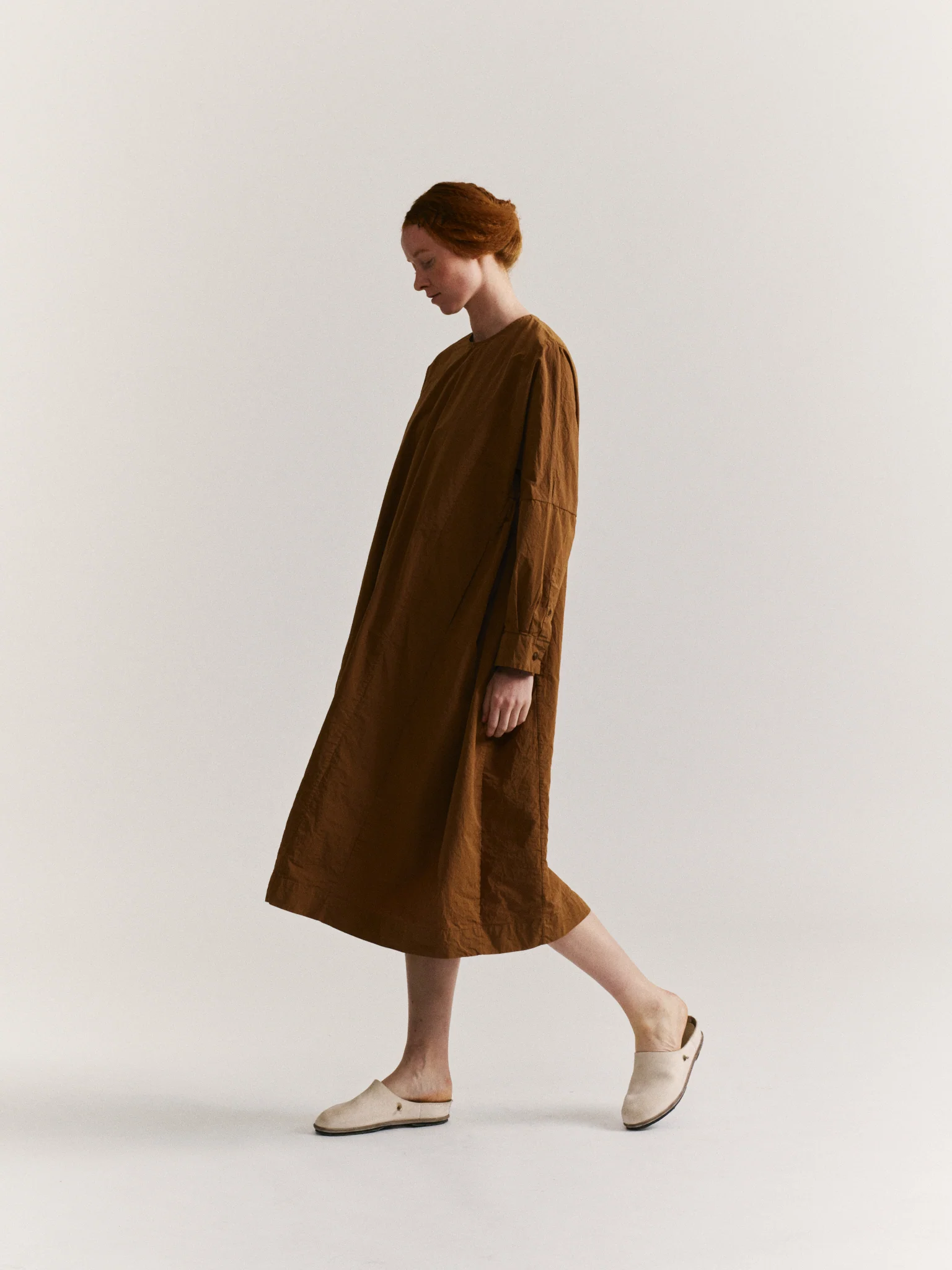 PYJ DRESS - TAFFETA - GINGER - Image 4