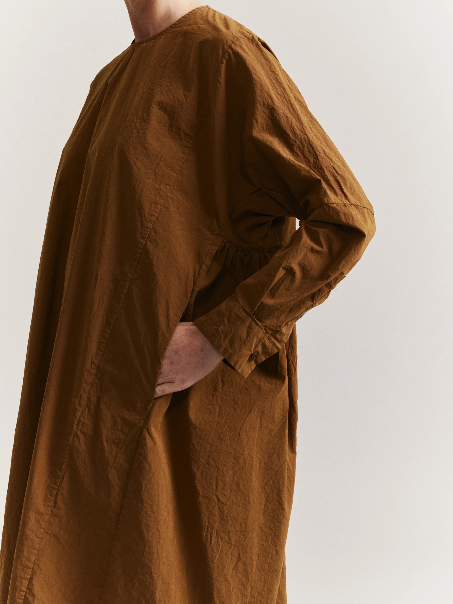 PYJ DRESS - TAFFETA - GINGER - Image 5