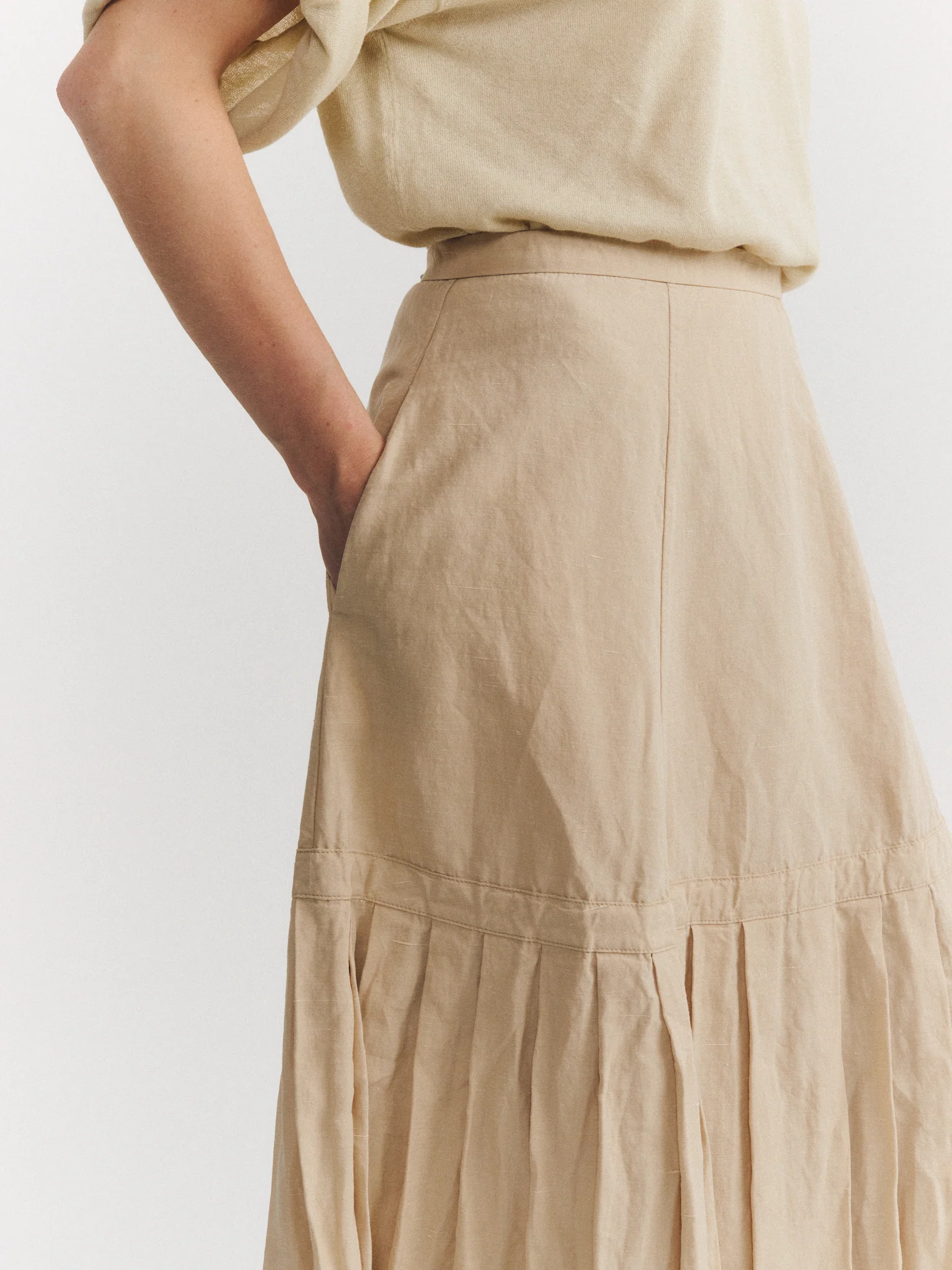 YONGER SKIRT - RUGGER 1 - IVORY - Image 5
